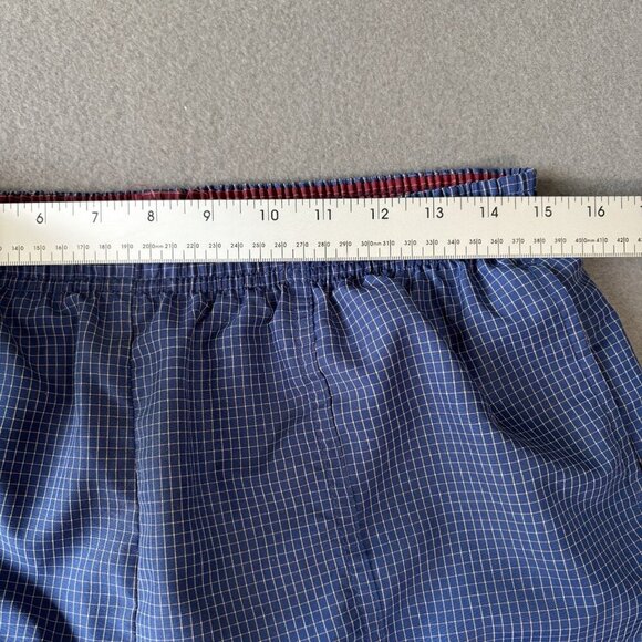 Vtg Majestic Sport Mens Shorts Swimsuit Beach Tanks Blue Lined 30 Drawstring 90s - Picture 6 of 13